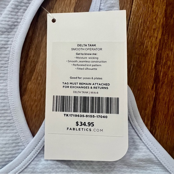 Fabletics Delta Tank - Medium (6-8) - Picture 2 of 6